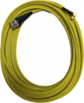 Berg Flame Yellow LEMO 00 Straight to MD Right Angle, 6 Foot Length